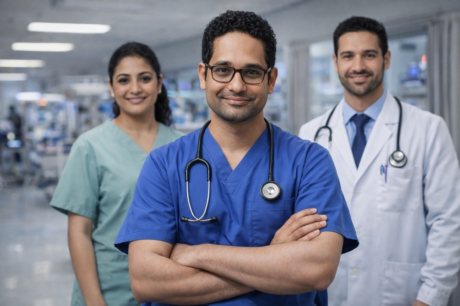 Dr. G. Aditya with medical team Visakhapatnam